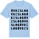 Blue Soul t-shirt med Övreskog ordlek t-shirt