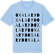 Blue Soul t-shirt med Oxalaryd ordlek t-shirt