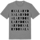 Mid Heather Gray t-shirt med Oxalaryd ordlek t-shirt
