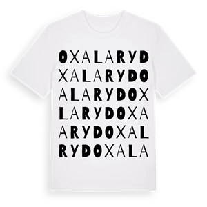 Oxalaryd ordlek t-shirt – ekologisk bomull t-shirt från Pinshirt