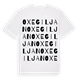 Oxegiljan ordlek t-shirt