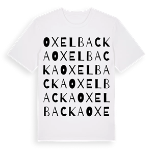 Oxelbacka ordlek t-shirt – ekologisk bomull t-shirt från Pinshirt
