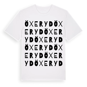 Öxeryd ordlek t-shirt – ekologisk bomull t-shirt från Pinshirt