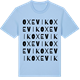 Blue Soul t-shirt med Oxevik ordlek t-shirt