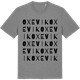 Mid Heather Gray t-shirt med Oxevik ordlek t-shirt
