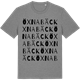 Mid Heather Gray t-shirt med Öxnabäck ordlek t-shirt