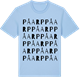 Blue Soul t-shirt med Påarp ordlek t-shirt
