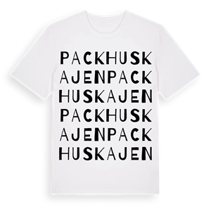 Packhuskajen ordlek t-shirt – ekologisk bomull t-shirt från Pinshirt