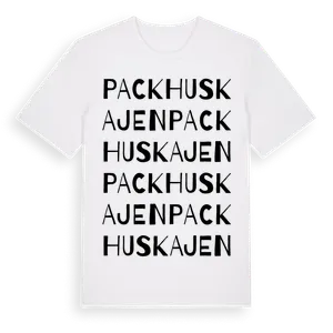 Packhuskajen ordlek t-shirt – ekologisk bomull t-shirt från Pinshirt