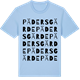 Blue Soul t-shirt med Pädersgärde ordlek t-shirt