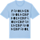 Blue Soul t-shirt med Påholmen ordlek t-shirt
