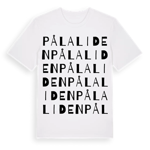 Pålaliden ordlek t-shirt – ekologisk bomull t-shirt från Pinshirt