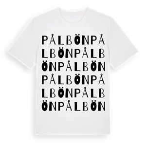 Pålbön ordlek t-shirt – ekologisk bomull t-shirt från Pinshirt
