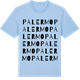 Blue Soul t-shirt med Palermo ordlek t-shirt