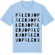 Blue Soul t-shirt med Pålerud ordlek t-shirt