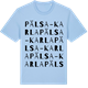 Blue Soul t-shirt med Pälsa-Karla ordlek t-shirt