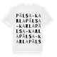 Pälsa-Karla ordlek t-shirt