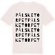 Vintage White t-shirt med Pålsketorpet ordlek t-shirt
