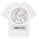 White t-shirt med Pams Plats t-shirt