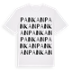 Pankan ordlek t-shirt