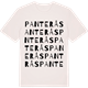 Vintage White t-shirt med Panterås ordlek t-shirt