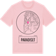 Pink Cotton t-shirt med Paradiset t-shirt