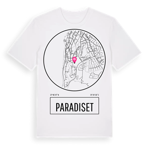Paradiset t-shirt – ekologisk bomull t-shirt från Pinshirt