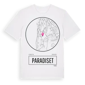 Paradiset t-shirt – ekologisk bomull t-shirt från Pinshirt