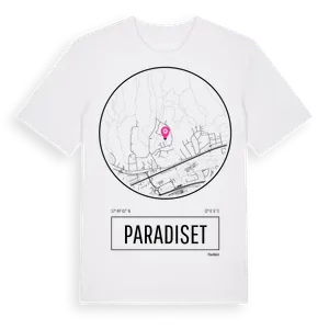 Paradiset t-shirt – ekologisk bomull t-shirt från Pinshirt