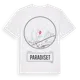 White t-shirt med Paradiset t-shirt