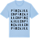 Blue Soul t-shirt med Pärekullen ordlek t-shirt