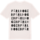 Vintage White t-shirt med Pärlhogen ordlek t-shirt