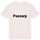 Vintage White t-shirt med Passarp fetstil t-shirt