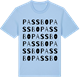 Blue Soul t-shirt med Passbo ordlek t-shirt