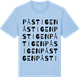Blue Soul t-shirt med Påstigen ordlek t-shirt