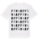 Påvarp ordlek t-shirt