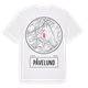 White t-shirt med Påvelund t-shirt