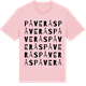 Pink Cotton t-shirt med Påverås ordlek t-shirt
