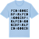 Blue Soul t-shirt med Pedagogen Park ordlek t-shirt
