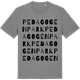 Mid Heather Gray t-shirt med Pedagogen Park ordlek t-shirt