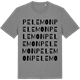 Mid Heather Gray t-shirt med Pelemon ordlek t-shirt
