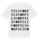 Pelemon ordlek t-shirt