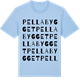 Blue Soul t-shirt med Pellabygget ordlek t-shirt