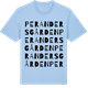 Blue Soul t-shirt med Per Andersgården ordlek t-shirt