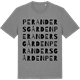 Mid Heather Gray t-shirt med Per Andersgården ordlek t-shirt