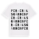 Per-Eriksgården ordlek t-shirt