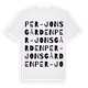 Per-Jonsgården ordlek t-shirt