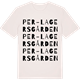 Vintage White t-shirt med Per-Lagersgården ordlek t-shirt