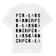 Per-Larsgården ordlek t-shirt