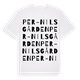 Per-Nilsgården ordlek t-shirt